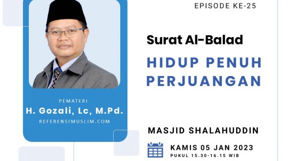 Tadabur Al-Quran Tafsir Surat Al-Balad, Hidup Penuh Perjuangan!